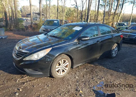 2014 Hyundai Sonata Gls z USA, uszkodzony, nr VIN 5NPEB4AC4EH827932